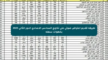طريقة تقديم اعتراض صوتي على نتائج السادس الإعدادي الدور الثاني 2025 بخطوات سهلة